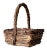 Vintage Rustic Twig Basket For Sale
