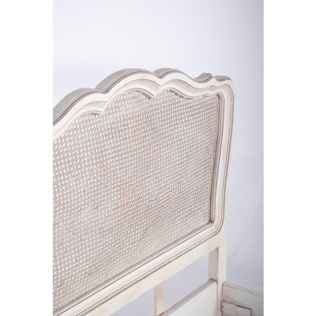 Vintage French White Painted Single Bed, 1920 For Sale - Image 10 of 11