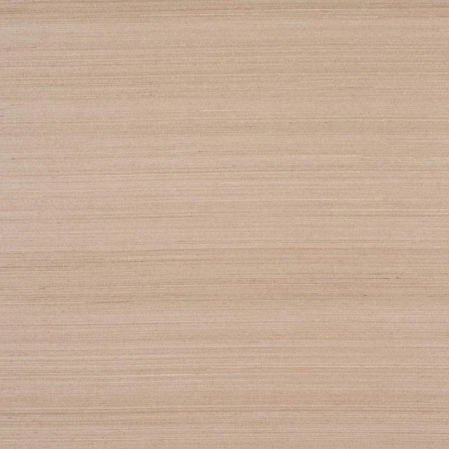 Schumacher Musa Abaca Wallpaper In Antique Blush For Sale