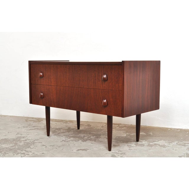 1950s Small Vintage Danish Sideboard in Teak, 1950s For Sale - Image 5 of 9