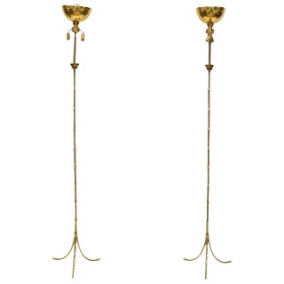 Maison Baguès Floor Lamps - A Pair For Sale