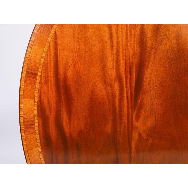 Vintage 20th Century Oval Dining Table & Shield Back Chairs from William Tillman, 1980s For Sale - Image 6 of 18