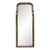 Black Lacquer Chinoiserie Georgian Style Wall Mirror Att. To Friedman Bros. For Sale