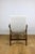 Cream Vintage Loft Armchair with Herringbone Natural Fabric, 1970s For Sale - Image 8 of 14