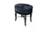 Mid-Century Modern Mid Century Regency Style Ebonized Gold Painted Upholstered Stool Pouf Bench For Sale - Image 3 of 18