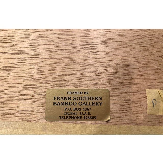 Tan Late 19th Century Indian Mughal Painting For Sale - Image 8 of 9