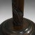 Vintage Mid 20th Century Art Deco Oriental Mahogany Carved Lamp For Sale - Image 12 of 13