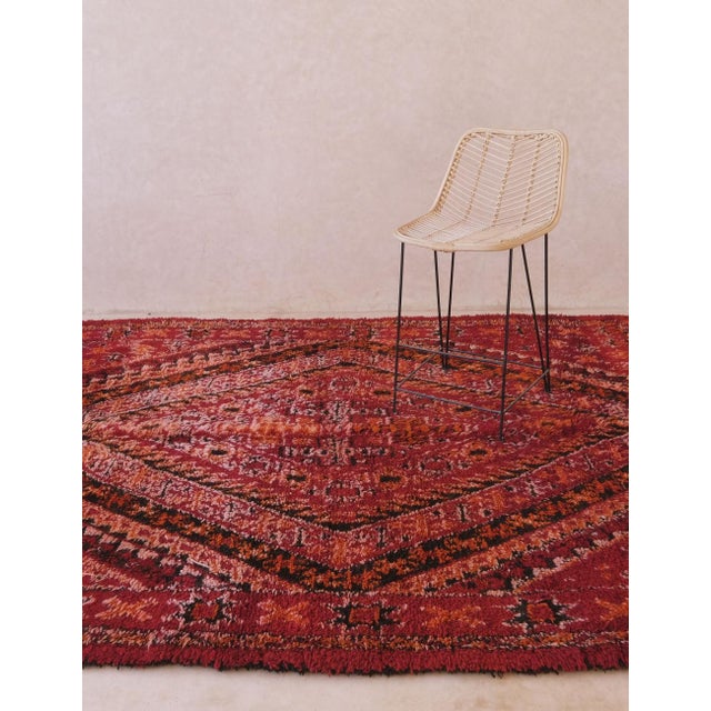 Textile 1980s Moroccan Rug - 11.1 X 7 Ft For Sale - Image 7 of 10