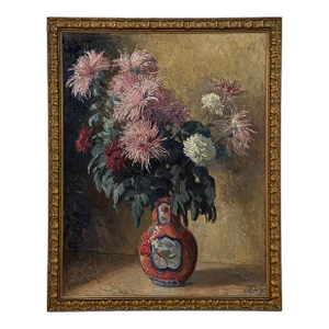 Antique Framed Oil Painting on Panel by Joseph Couture (1890-1965)