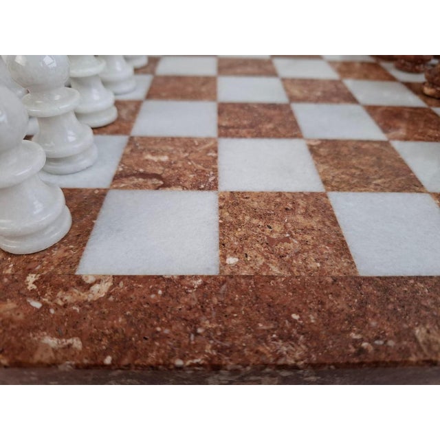 Mid-Century Modern German Marble Stone Chess Set, 1970s For Sale - Image 18 of 18