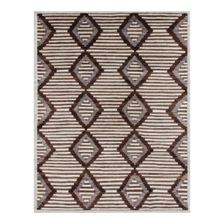 Navajo Style Hand Knotted Wool Rug. 8' 00" X 10' 02" For Sale