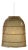 Woven Rattan Pendant Light, Tall, Bella by Oggetti For Sale