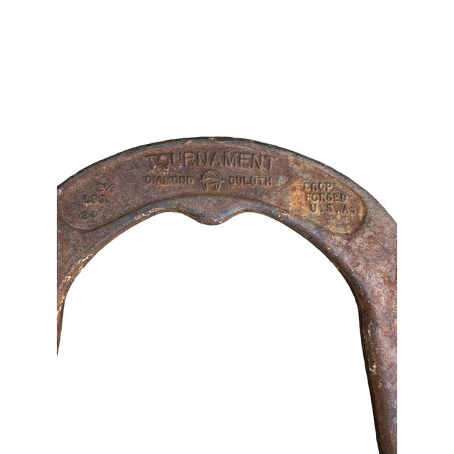 Mid 20th Century Mid 20th Century Diamond Pitching Horseshoes Wall Decor- Set of 3 For Sale - Image 5 of 8