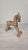 Antique Trojan Horse in Teak and Brass Antique wooden horse on wheels in the Trojan style. Made of teak and brass, it...