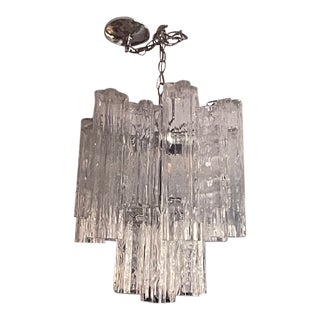 1980s Murano Trunchi Tube Chandelier For Sale