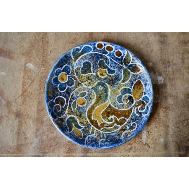 Bird Dish by Bernard Buffat for La Grange aux Potiers For Sale - Image 9 of 9