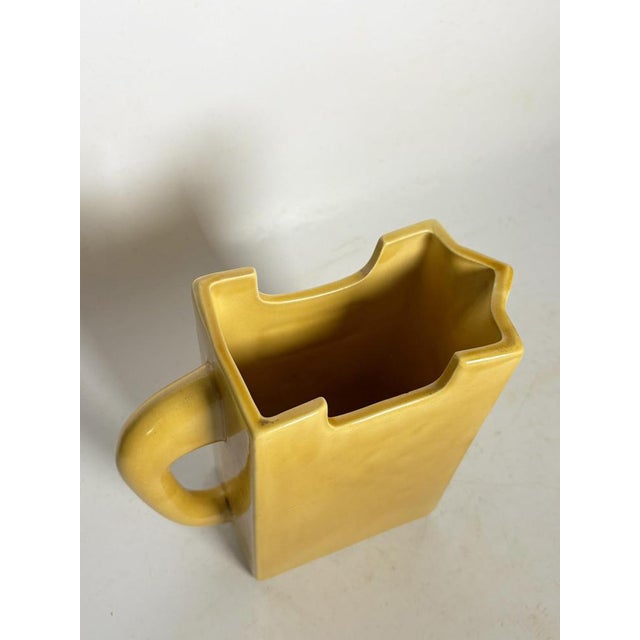 Yellow Ceramic Jug, France, 1970 For Sale - Image 4 of 12