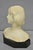Antique Neoclassical Carved White Marble 9" Bust of Woman's Head on Marble Base For Sale - Image 14 of 16