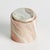 Honed to a semimatte finish, this stunning marble is specifically known for its unique darkBrown to lightBrown broad...