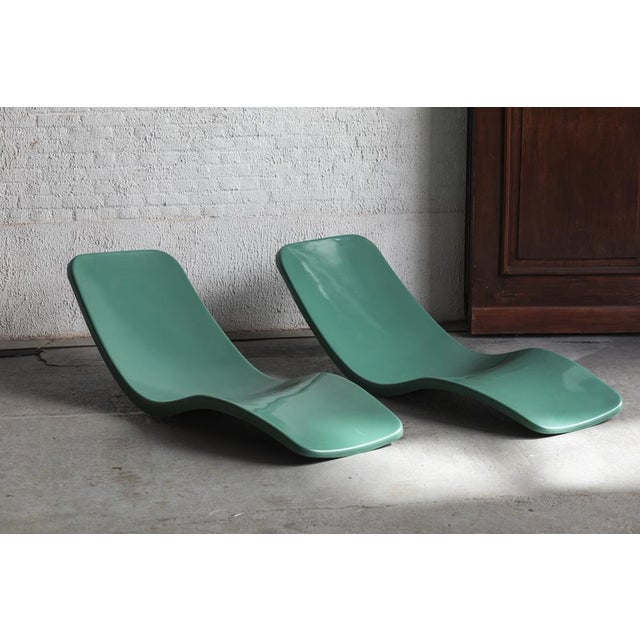 Set of Fiberglass Sunbeds by Charles Zublena For Sale - Image 12 of 12