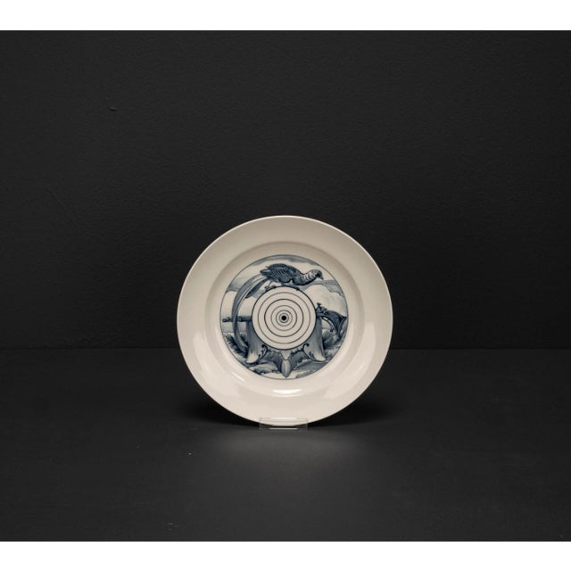 This set of three consists of three original Meissen porcelain plates, each individually hand-painted underglaze. Each...