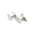 Gold 1990s Pair of Georg Jensen Estate Mens Cufflinks Set with Tie Pin Without Back of Tie Pin For Sale - Image 8 of 8