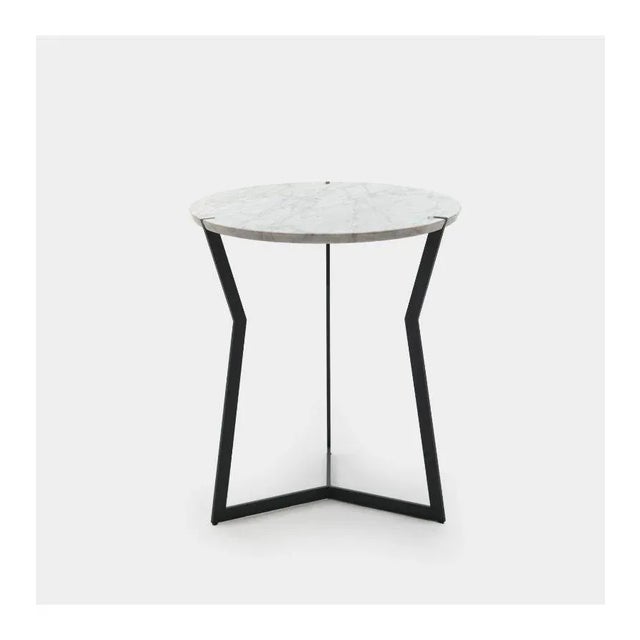 Contemporary Mini Carrara Marble Star Side Table by Olivier Gagnère For Sale - Image 3 of 8