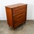 Wood 1960s Mid Century Modern Highboy Dresser 5 Drawer Walnut American Vintage MCM Tall For Sale - Image 7 of 12