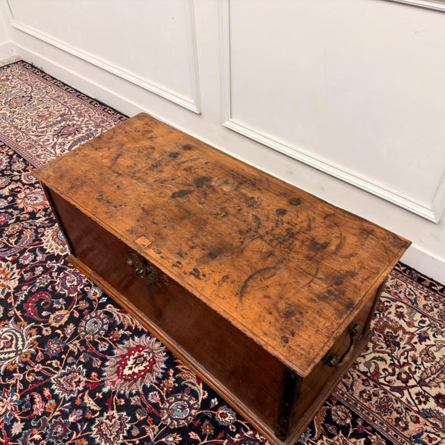 Antique Colonial Blanket Chest For Sale - Image 9 of 11