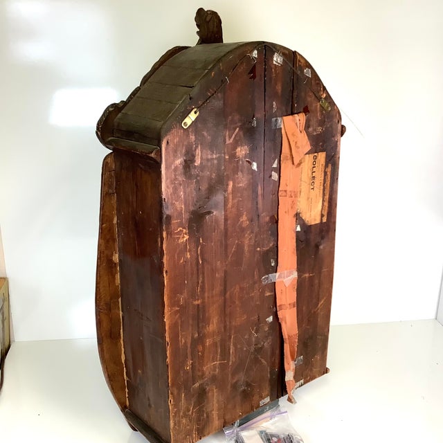 Antique Hand Carved Bear Wall Shelf Hanging Display Black Forest Style Primitive Folk Art For Sale - Image 10 of 18