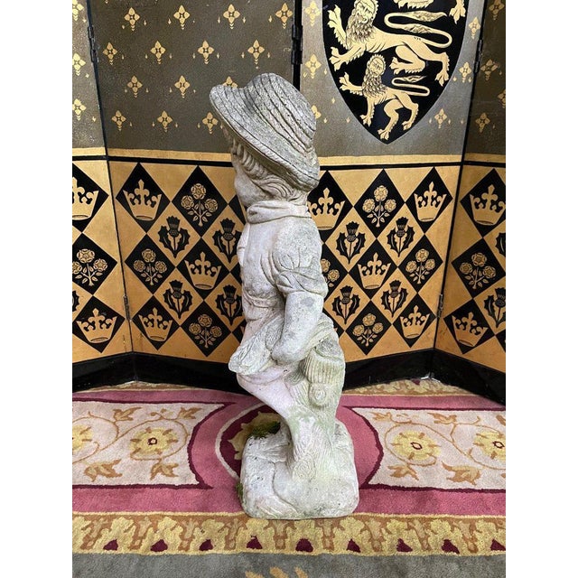Stone Childs Garden Statue For Sale - Image 5 of 8
