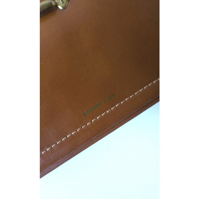 Leather Jewelry Box, Midcentury For Sale - Image 11 of 12