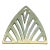 Contemporary Gold-Tone Geometric Napkin Holder For Sale