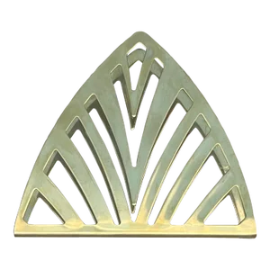 Contemporary Gold-Tone Geometric Napkin Holder