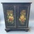 Wood Victorian Black Ebonised Pine Cabinet with Hand‑painted Floral Decoration For Sale - Image 7 of 7