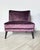 Vintage French-Style Lounge Chairs in Velvet, 1990s, Set of 2 For Sale - Image 9 of 15