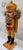 Rustic European Vintage Erzgebirge-Style Wooden Nutcracker King With Faux Fur Beard, German Democratic Republic (Gdr) For Sale - Image 3 of 9