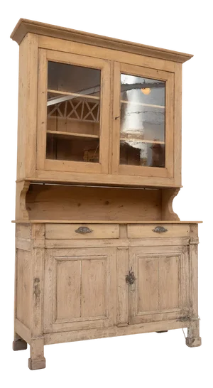 Vintage Cupboard in Elm and Fir, 1930