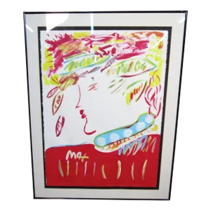 "Blushing Beauty" by Peter Max