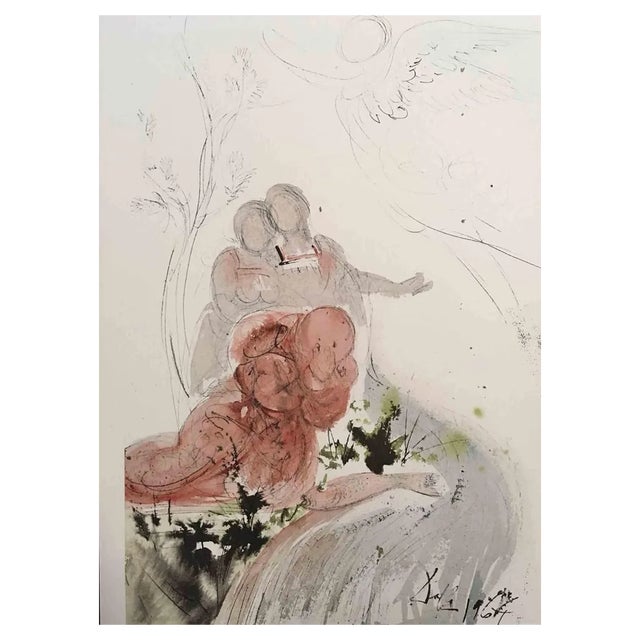 Salvador Dalí, Statimque Tobias Visum Recepit, Lithograph, 1967-1969 For Sale