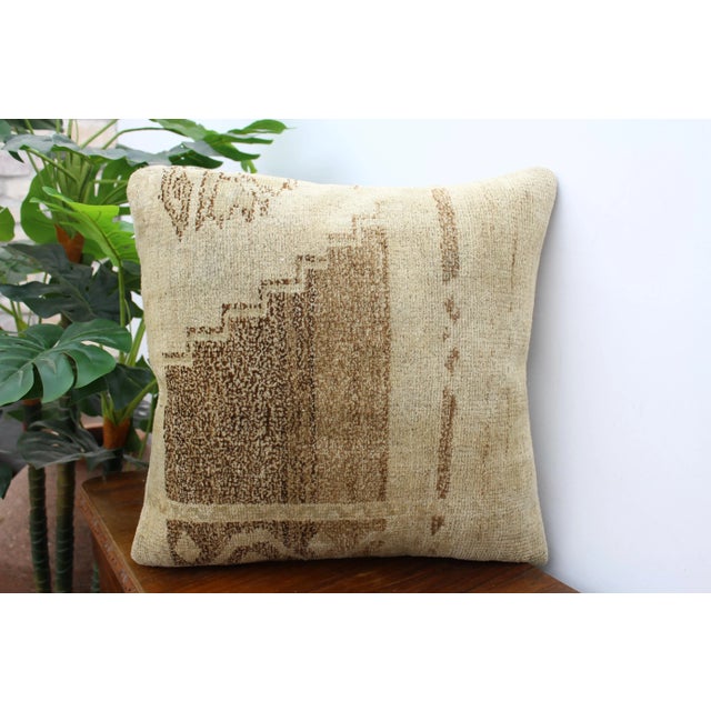 Turkish Rug Decorative Pillow Cover - 20"x20" For Sale In Raleigh - Image 6 of 9