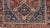 Antique Persian Shiraz Rug Tri-Medallion Geometrics in Rusty Orange and Blue** For Sale - Image 12 of 14