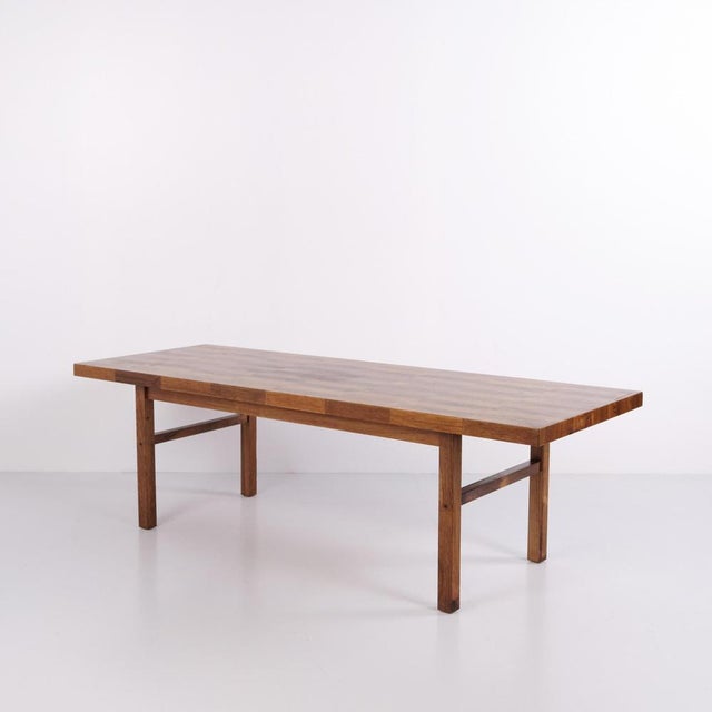Coffee table crafted in rosewood, Danish design, dated 17 April 1967. The table features the clean and functional...