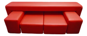Italian Modular Three-Seater Sofa, 1970s, Set of 5