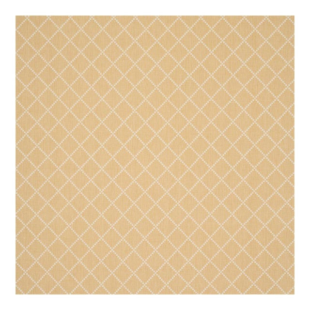 Sample - Schumacher Liam Fabric in Yellow For Sale