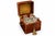 Victorian Sheraton Revival Mahogany Decanter Box with Atlantis Decanters, 1800s, Set of 5 For Sale - Image 9 of 9