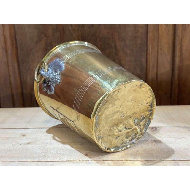 Brass Champagne Bucket by Paul Ruinart, 1930s For Sale - Image 3 of 7