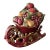 Fitz & Floyd: "Renaissance Santa " Large Santa Sleigh Tureen With Ladle For Sale