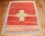 Zabihi Rug Collection Red Turkish Kars Rug Dated 1906 - 6'7" x 8'6" For Sale - Image 9 of 11