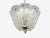 1940s Nils Landberg, Rare Chandelier, Etched Glass, Brass, Sweden, 1940s For Sale - Image 5 of 13